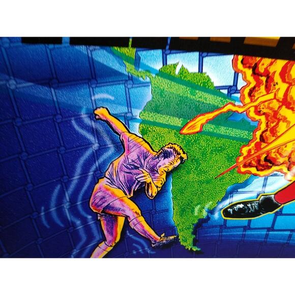 Striker Xtreme Pinball Translite Art Sheet Original Soccer Sports Vintage - Picture 7 of 11